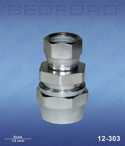 Bedford 12-303 is Devilbiss P-HC-4528 Hose Fitting aftermarket replacement